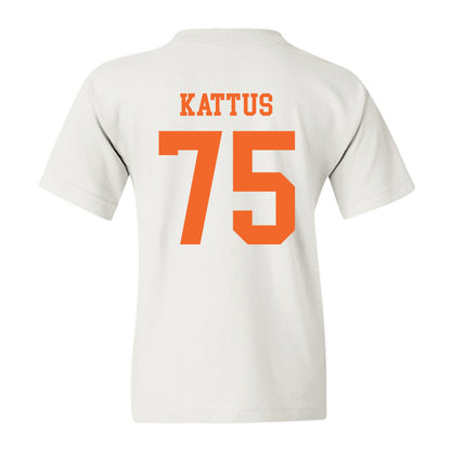 Clemson - NCAA Football : Tucker Kattus - Classic Shersey Youth T-Shirt-1