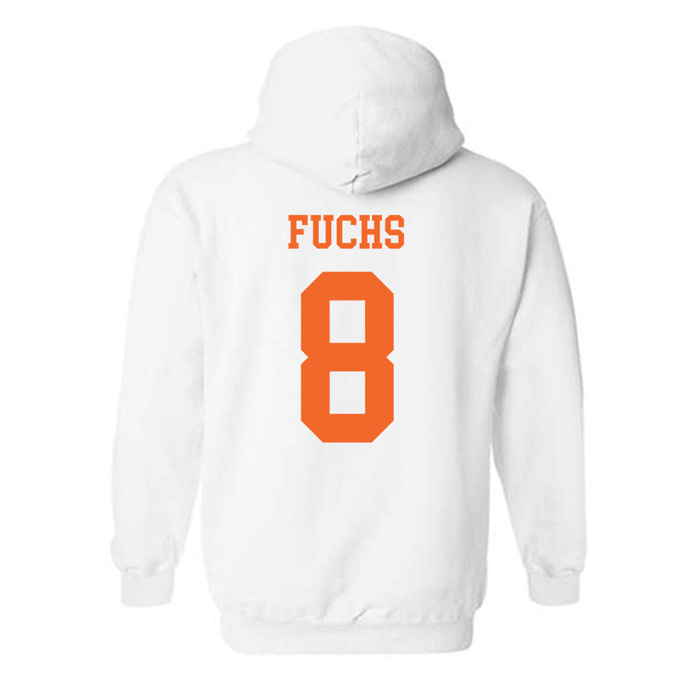 Clemson - NCAA Men's Basketball : David Fuchs - Classic Shersey Hooded Sweatshirt-1