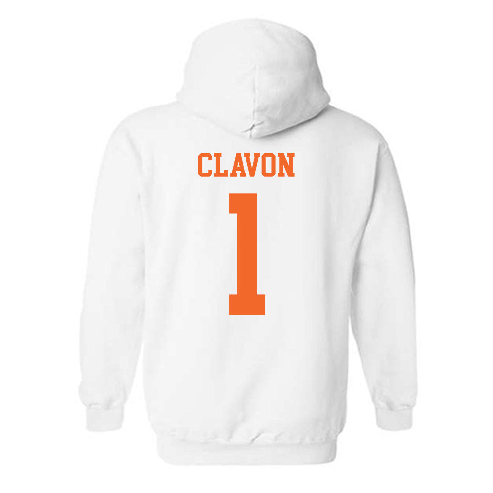 Clemson - NCAA Baseball : Bryce Clavon - Classic Shersey Hooded Sweatshirt-1