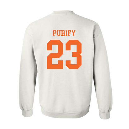 Clemson - NCAA Baseball : Jarren Purify - Classic Shersey Crewneck Sweatshirt-1