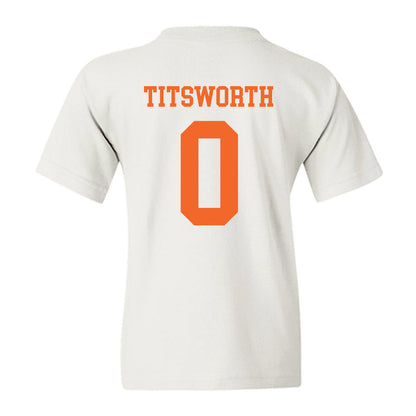 Clemson - NCAA Baseball : Drew Titsworth - Classic Shersey Youth T-Shirt-1
