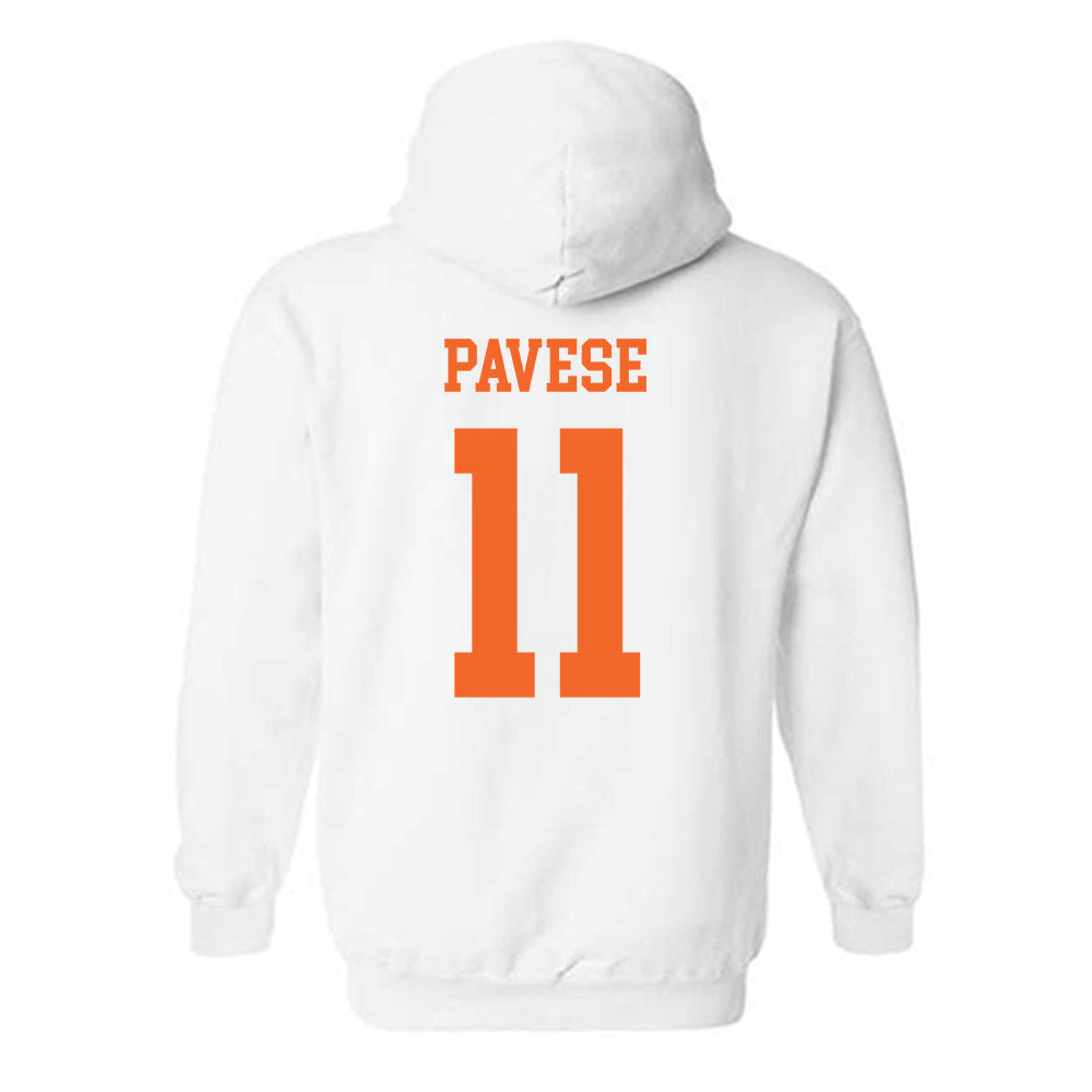 Clemson - NCAA Softball : Mac Pavese - Classic Shersey Hooded Sweatshirt-1