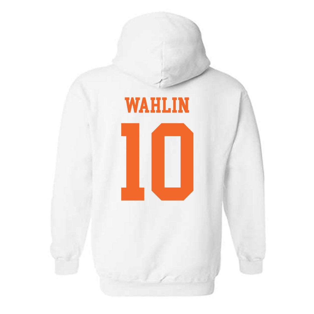 Clemson - NCAA Men's Basketball : Jake Wahlin - Classic Shersey Hooded Sweatshirt-1