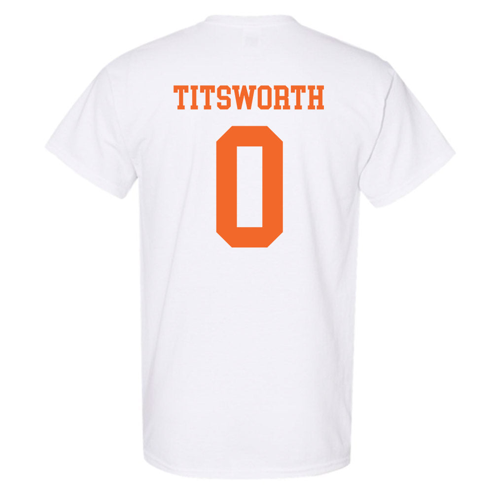 Clemson - NCAA Baseball : Drew Titsworth - Classic Shersey T-Shirt-1