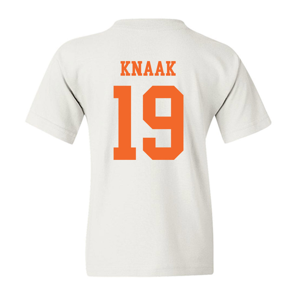 Clemson - NCAA Baseball : Aidan Knaak - Classic Shersey Youth T-Shirt-1