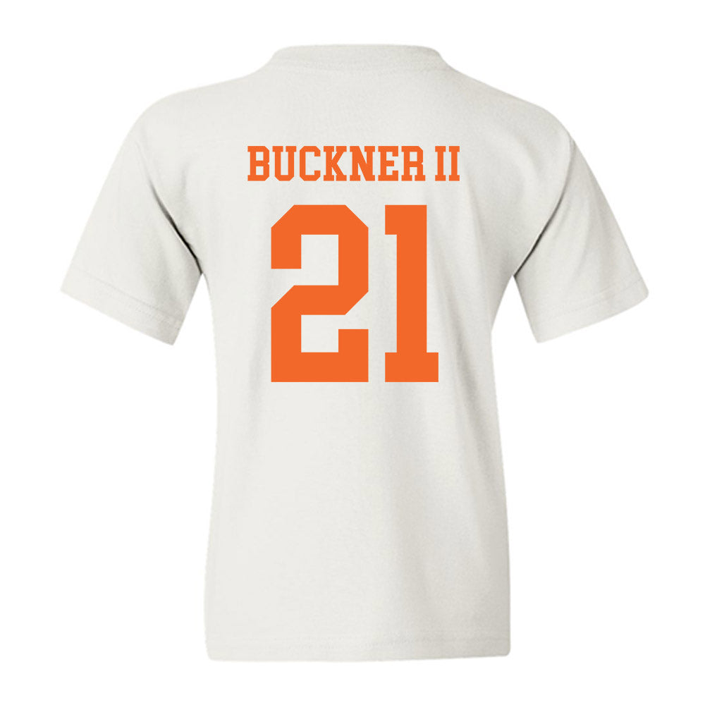 Clemson - NCAA Men's Basketball : Ace Buckner II - Classic Shersey Youth T-Shirt-1