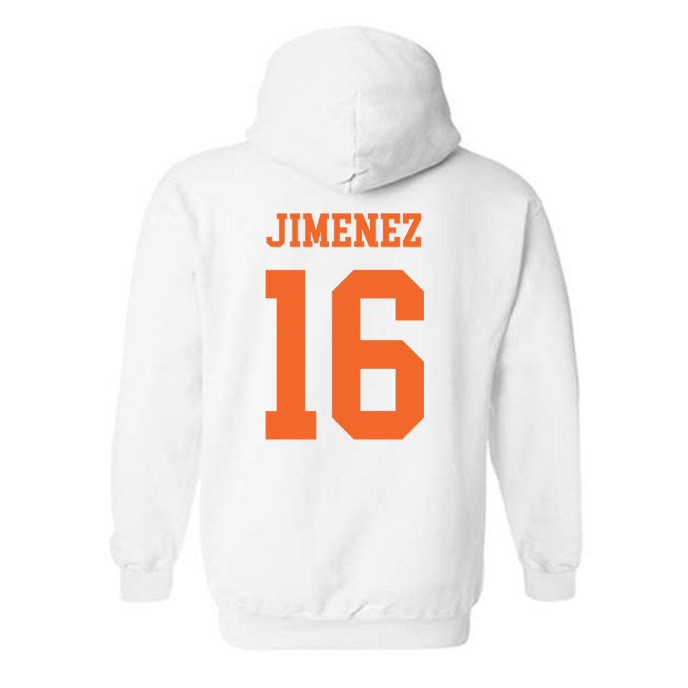 Clemson - NCAA Men's Soccer : Mason Jimenez - Classic Shersey Hooded Sweatshirt-1