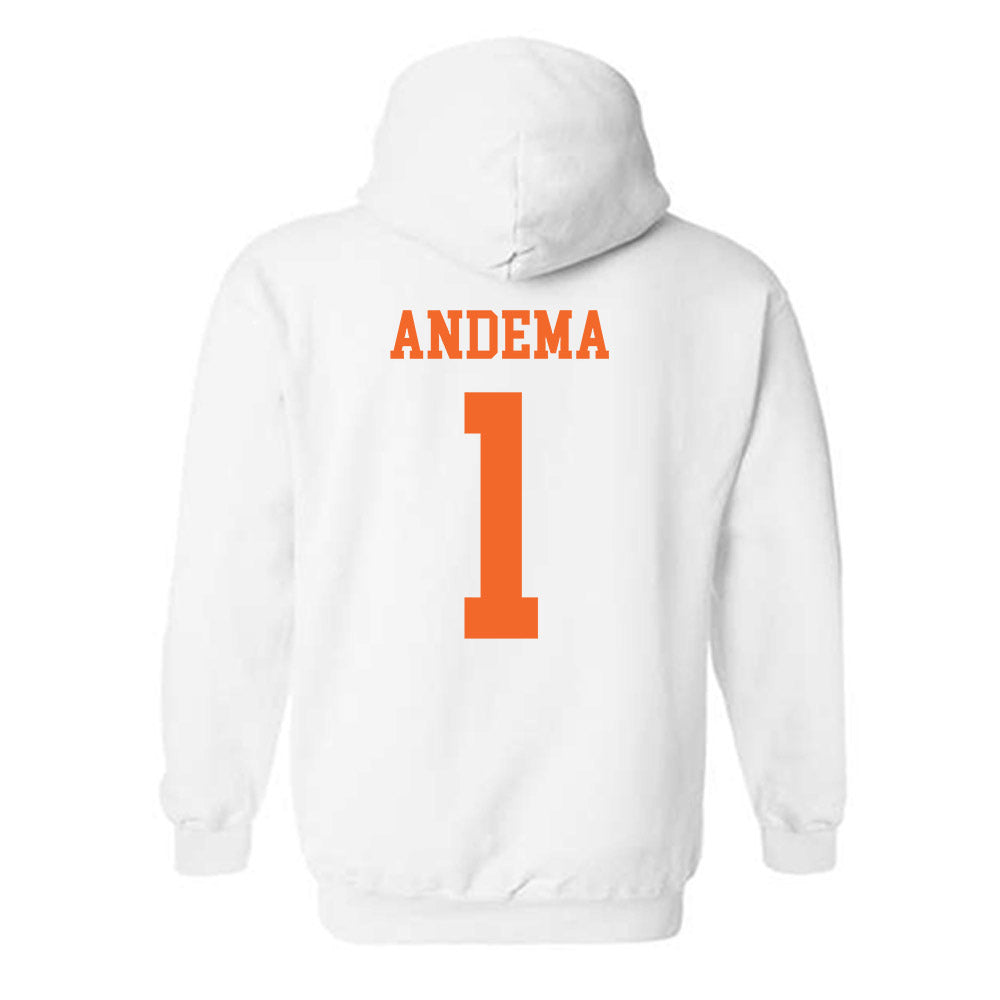 Clemson - NCAA Men's Soccer : Joseph Andema - Classic Shersey Hooded Sweatshirt-1