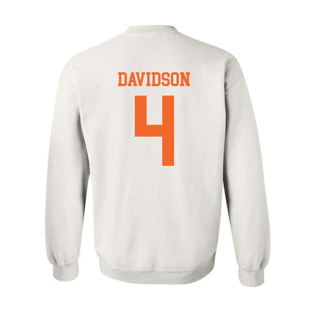 Clemson - NCAA Men's Basketball : Blake Davidson - Classic Shersey Crewneck Sweatshirt-1