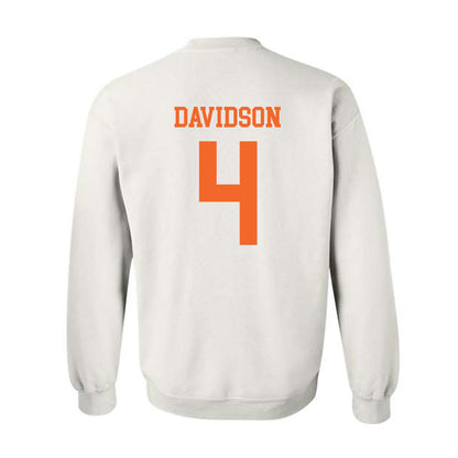 Clemson - NCAA Men's Basketball : Blake Davidson - Classic Shersey Crewneck Sweatshirt-1