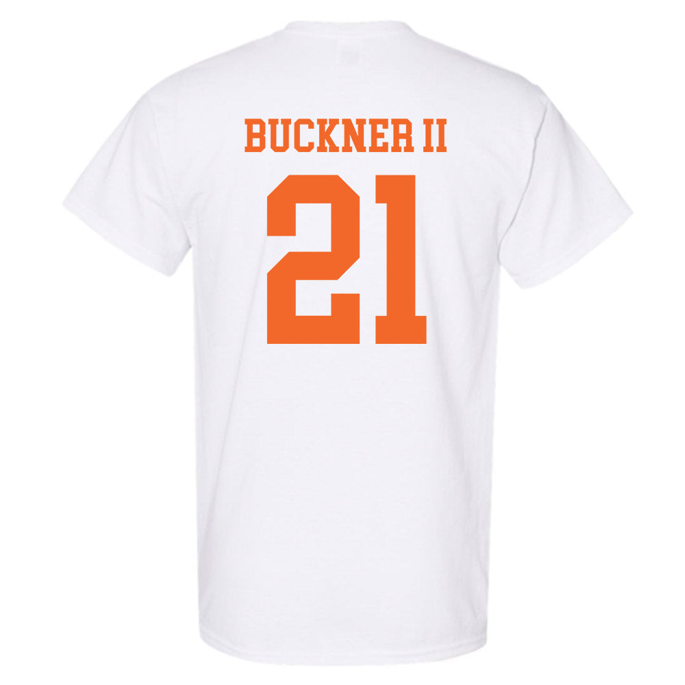 Clemson - NCAA Men's Basketball : Ace Buckner II - Classic Shersey T-Shirt-1