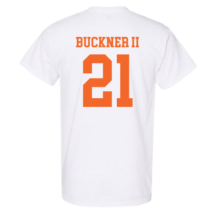 Clemson - NCAA Men's Basketball : Ace Buckner II - Classic Shersey T-Shirt-1