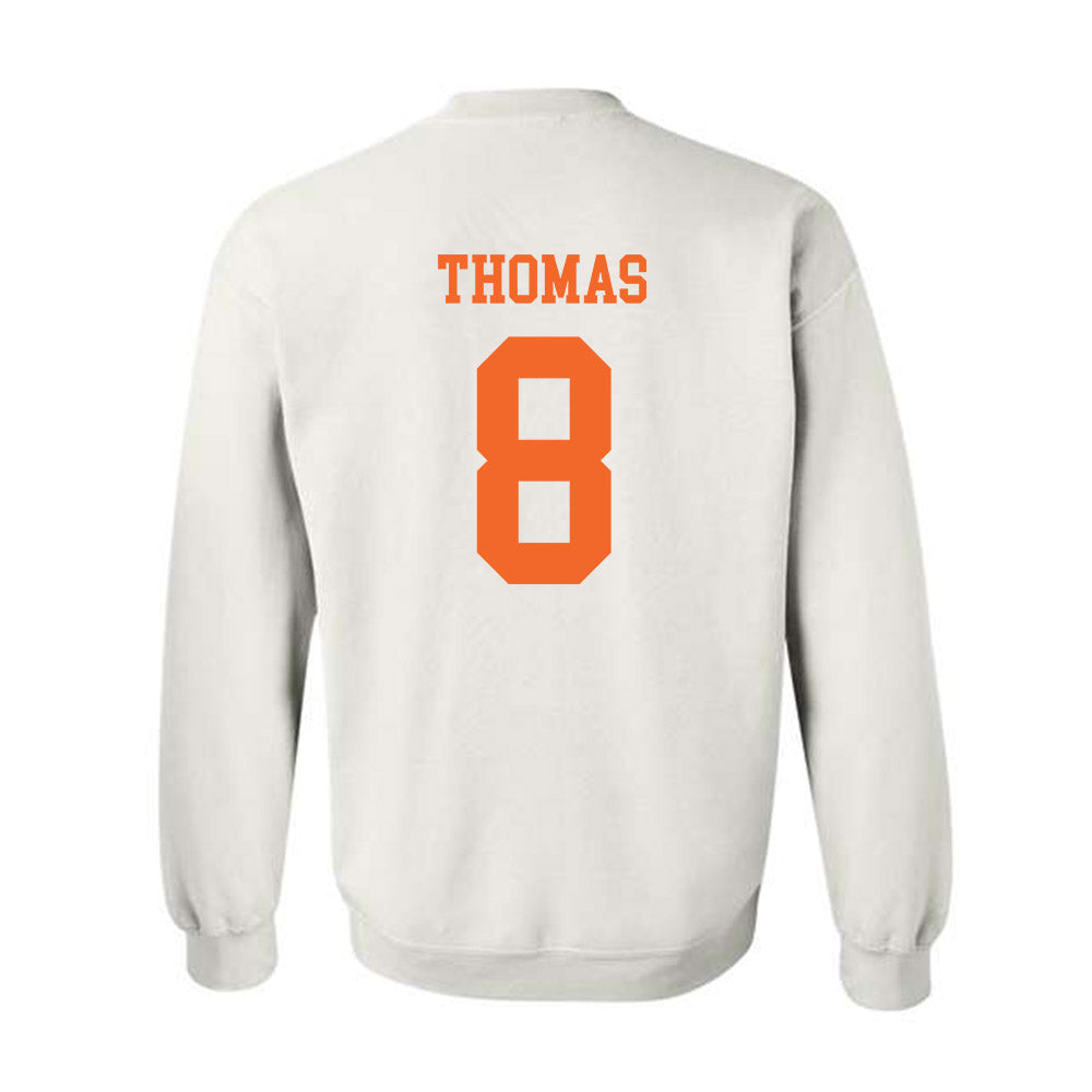 Clemson - NCAA Men's Basketball : Dallas Thomas - Classic Shersey Crewneck Sweatshirt-1