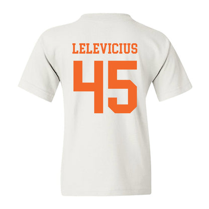 Clemson - NCAA Men's Basketball : Liutauras Lelevicius - Classic Shersey Youth T-Shirt-1