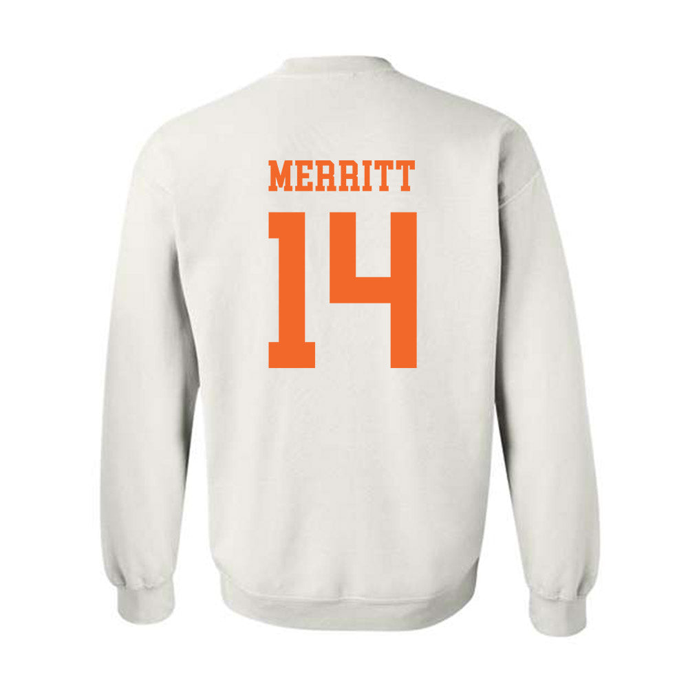 Clemson - NCAA Football : London Merritt - Classic Shersey Crewneck Sweatshirt-1