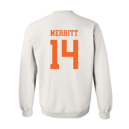 Clemson - NCAA Football : London Merritt - Classic Shersey Crewneck Sweatshirt-1