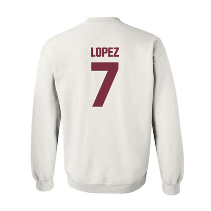 FSU - NCAA Football : Jasen Lopez - Generic Shersey Crewneck Sweatshirt-1