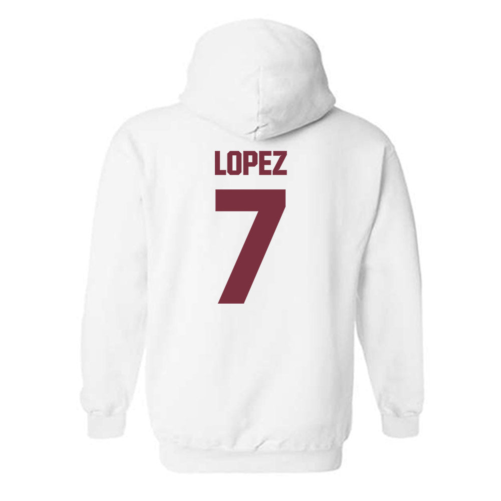 FSU - NCAA Football : Jasen Lopez - Generic Shersey Hooded Sweatshirt-1