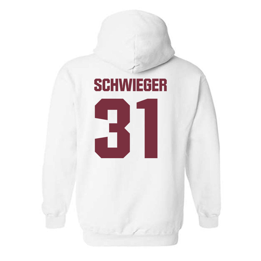 FSU - NCAA Men's Basketball : Cooper Schwieger - Generic Shersey Hooded Sweatshirt-1