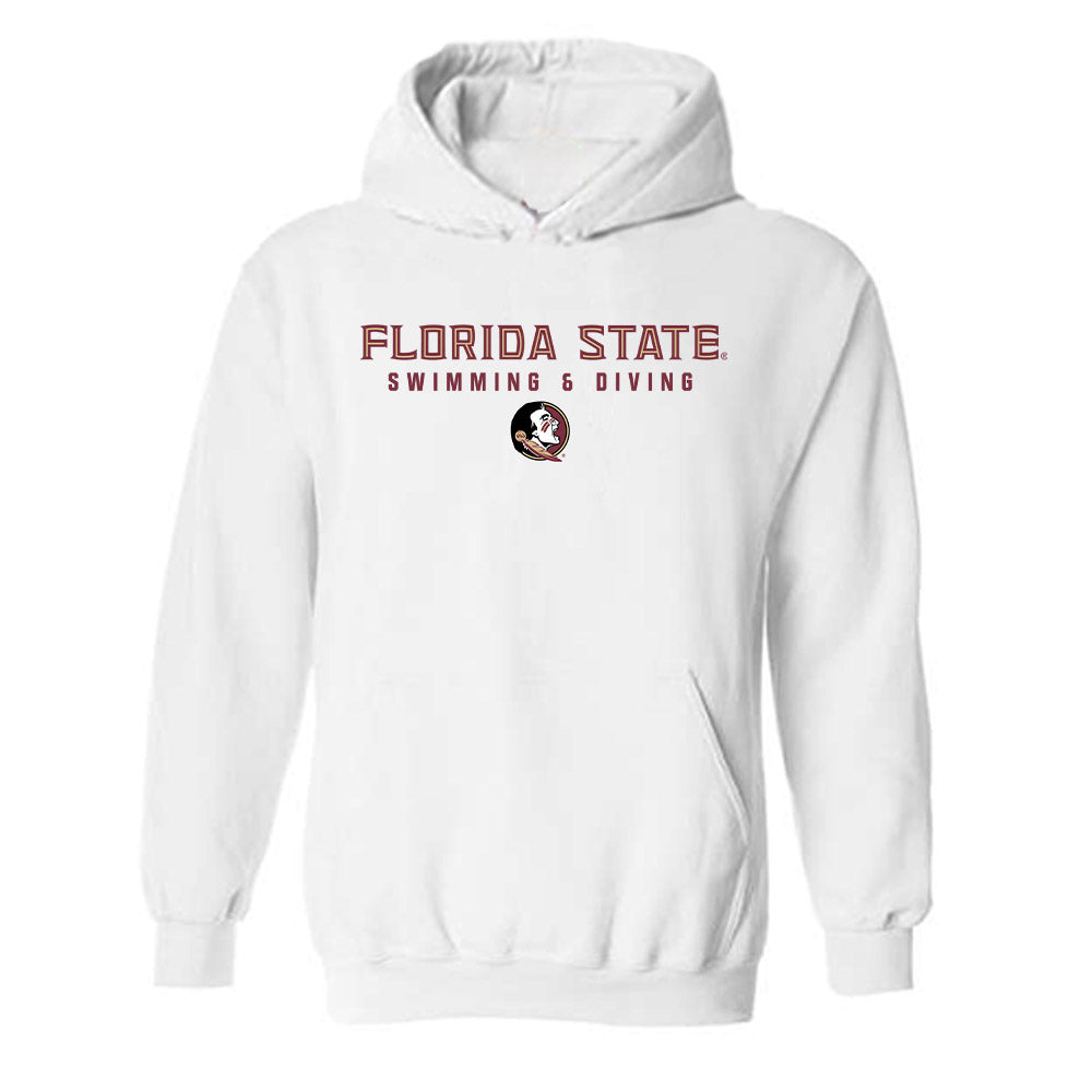 FSU - NCAA Men's Swimming & Diving : Marcus Johnson - Generic Shersey Hooded Sweatshirt-0