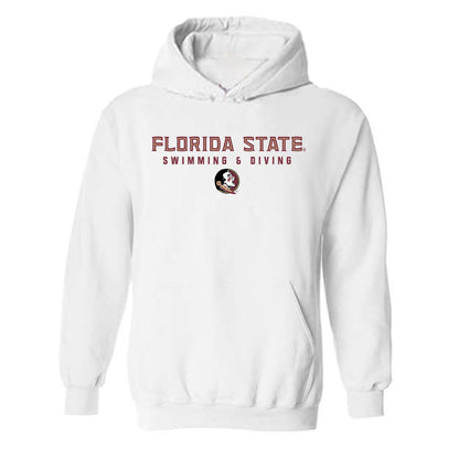 FSU - NCAA Men's Swimming & Diving : Marcus Johnson - Generic Shersey Hooded Sweatshirt-0