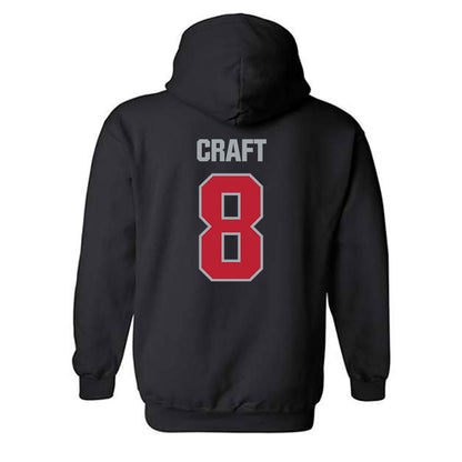 Georgia - NCAA Women's Basketball : Zhen Craft - Classic Shersey Hooded Sweatshirt-1