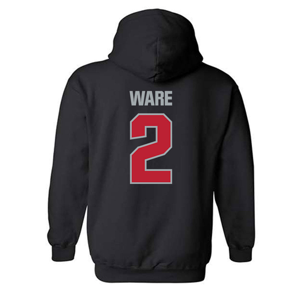 Georgia - NCAA Women's Basketball : Harmonie Ware - Classic Shersey Hooded Sweatshirt-1