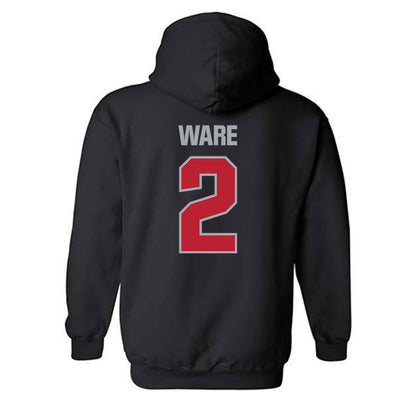 Georgia - NCAA Women's Basketball : Harmonie Ware - Classic Shersey Hooded Sweatshirt-1