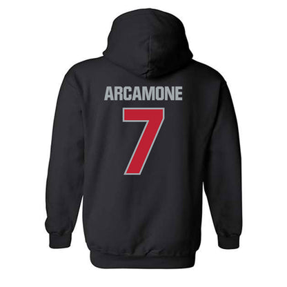 Georgia - NCAA Baseball : Jack Arcamone - Classic Shersey Hooded Sweatshirt-1