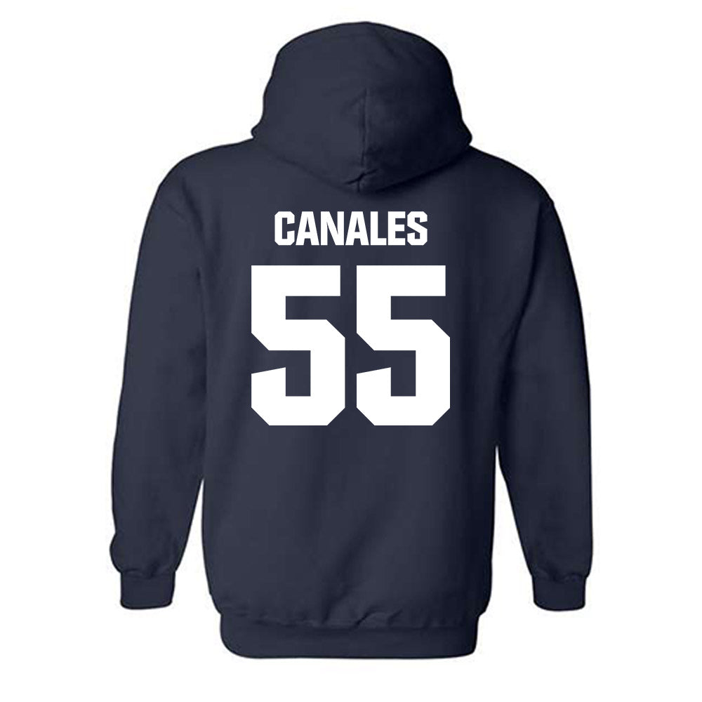 Georgia Tech - NCAA Football : Xavier Canales - Classic Shersey Hooded Sweatshirt-1