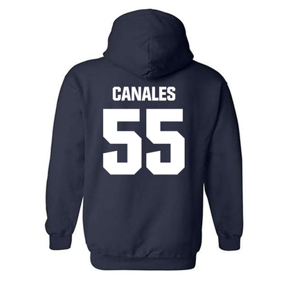 Georgia Tech - NCAA Football : Xavier Canales - Classic Shersey Hooded Sweatshirt-1