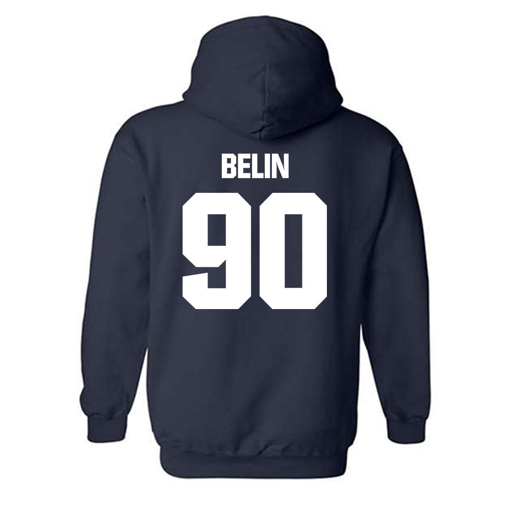 Georgia Tech - NCAA Football : Blake Belin - Classic Shersey Hooded Sweatshirt-1