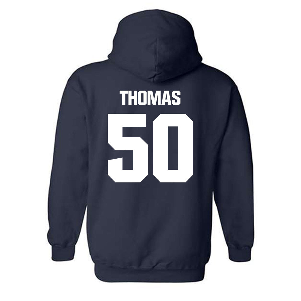 Georgia Tech - NCAA Football : Ronnie Thomas - Classic Shersey Hooded Sweatshirt-1
