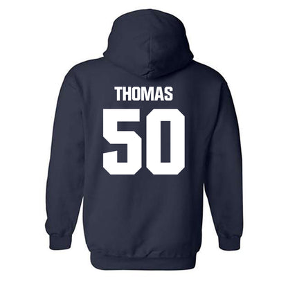 Georgia Tech - NCAA Football : Ronnie Thomas - Classic Shersey Hooded Sweatshirt-1