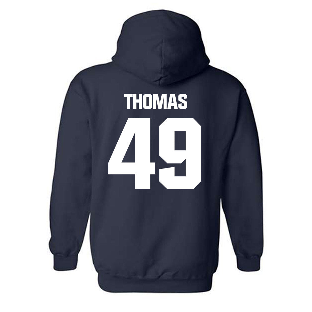 Georgia Tech - NCAA Football : Ronnie Thomas - Classic Shersey Hooded Sweatshirt-1