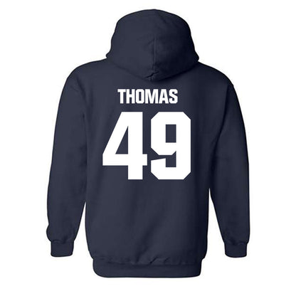 Georgia Tech - NCAA Football : Ronnie Thomas - Classic Shersey Hooded Sweatshirt-1