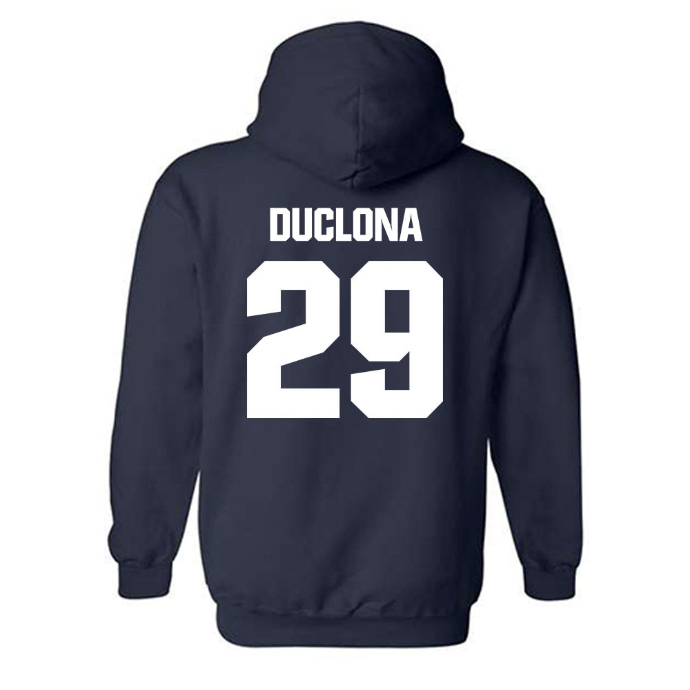 Georgia Tech - NCAA Football : Jonas Duclona - Classic Shersey Hooded Sweatshirt-1