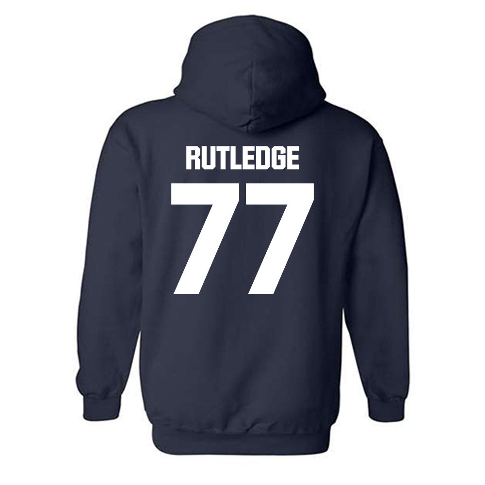 Georgia Tech - NCAA Football : Keylan Rutledge - Classic Shersey Hooded Sweatshirt-1