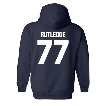 Georgia Tech - NCAA Football : Keylan Rutledge - Classic Shersey Hooded Sweatshirt-1