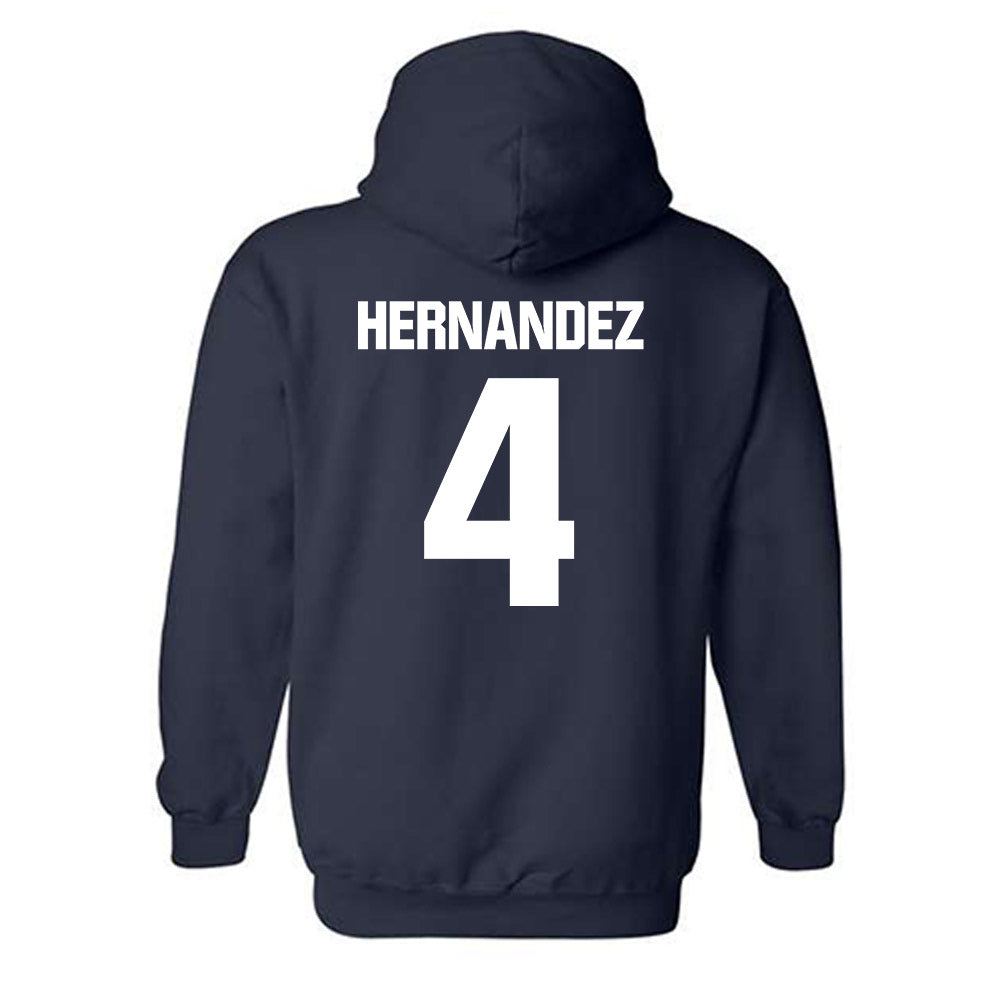 Georgia Tech - NCAA Baseball : Alex Hernandez - Classic Shersey Hooded Sweatshirt-1