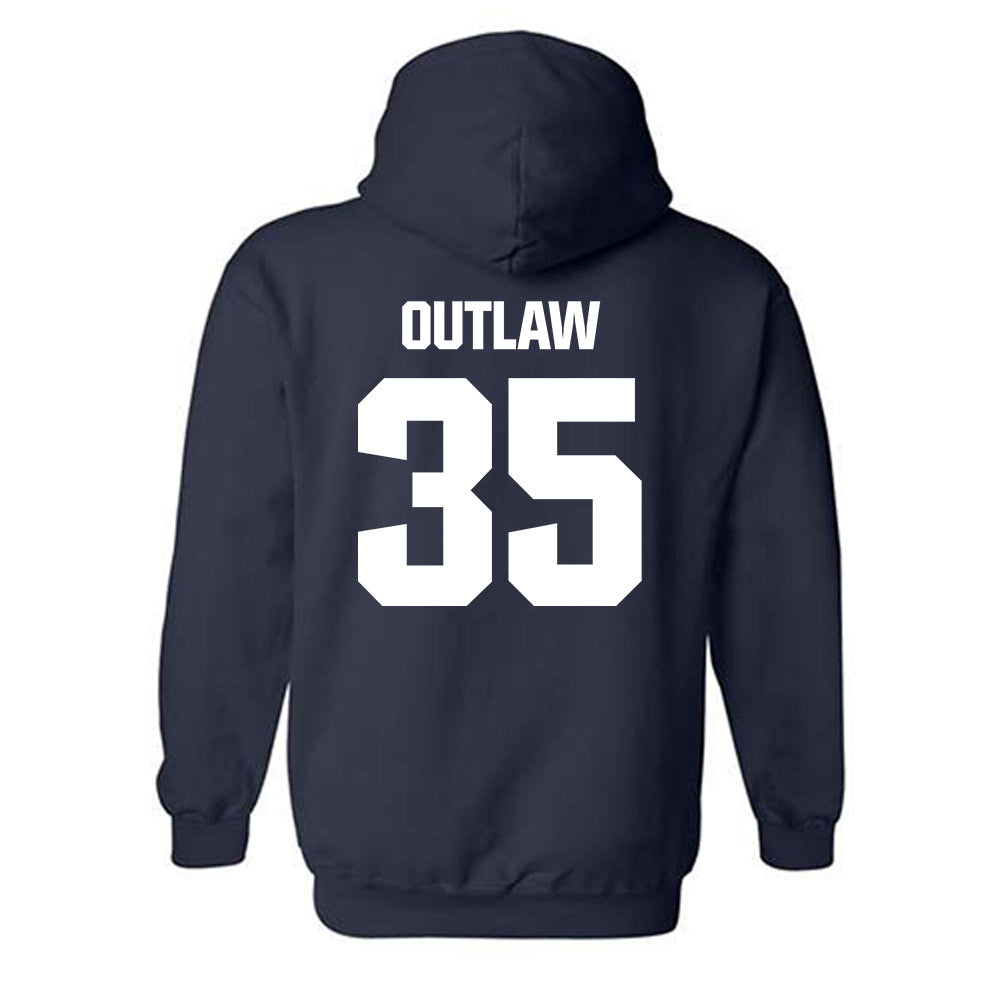 Georgia Tech - NCAA Football : Braylon Outlaw - Classic Shersey Hooded Sweatshirt-1