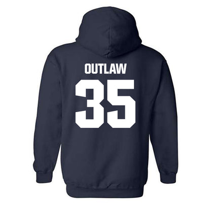 Georgia Tech - NCAA Football : Braylon Outlaw - Classic Shersey Hooded Sweatshirt-1