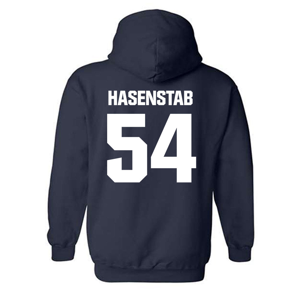 Georgia Tech - NCAA Baseball : Riley Hasenstab - Classic Shersey Hooded Sweatshirt-1