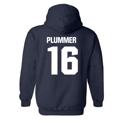 Georgia Tech - NCAA Football : Jaiven Plummer - Classic Shersey Hooded Sweatshirt-1