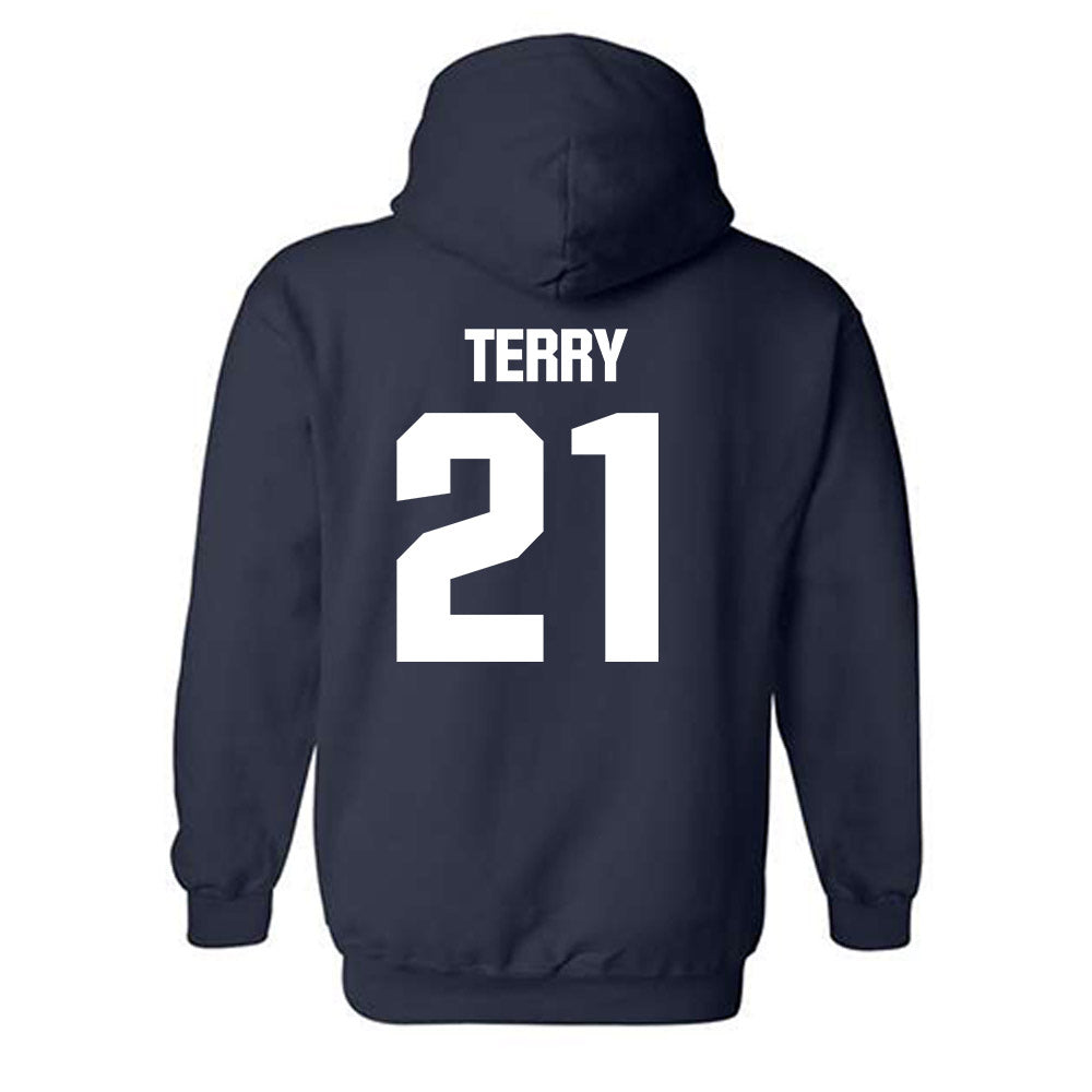Georgia Tech - NCAA Football : Jaedyn Terry - Classic Shersey Hooded Sweatshirt-1