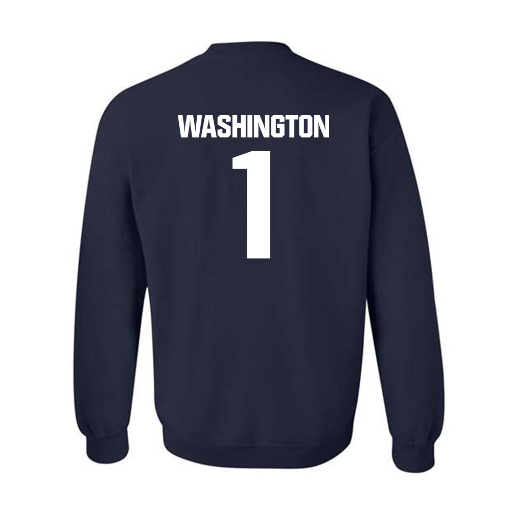 Georgia Tech - NCAA Men's Basketball : Lamar Washington - Classic Shersey Crewneck Sweatshirt-1