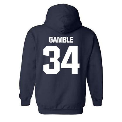 Georgia Tech - NCAA Football : CJ Gamble - Classic Shersey Hooded Sweatshirt-1