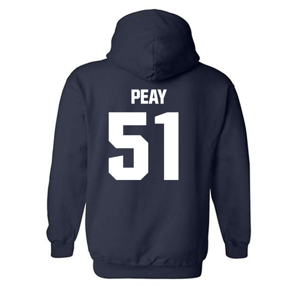 Georgia Tech - NCAA Football : Kevin Peay - Classic Shersey Hooded Sweatshirt-1