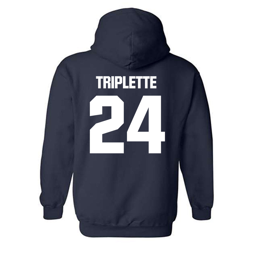 Georgia Tech - NCAA Football : Ronald Triplette - Classic Shersey Hooded Sweatshirt-1
