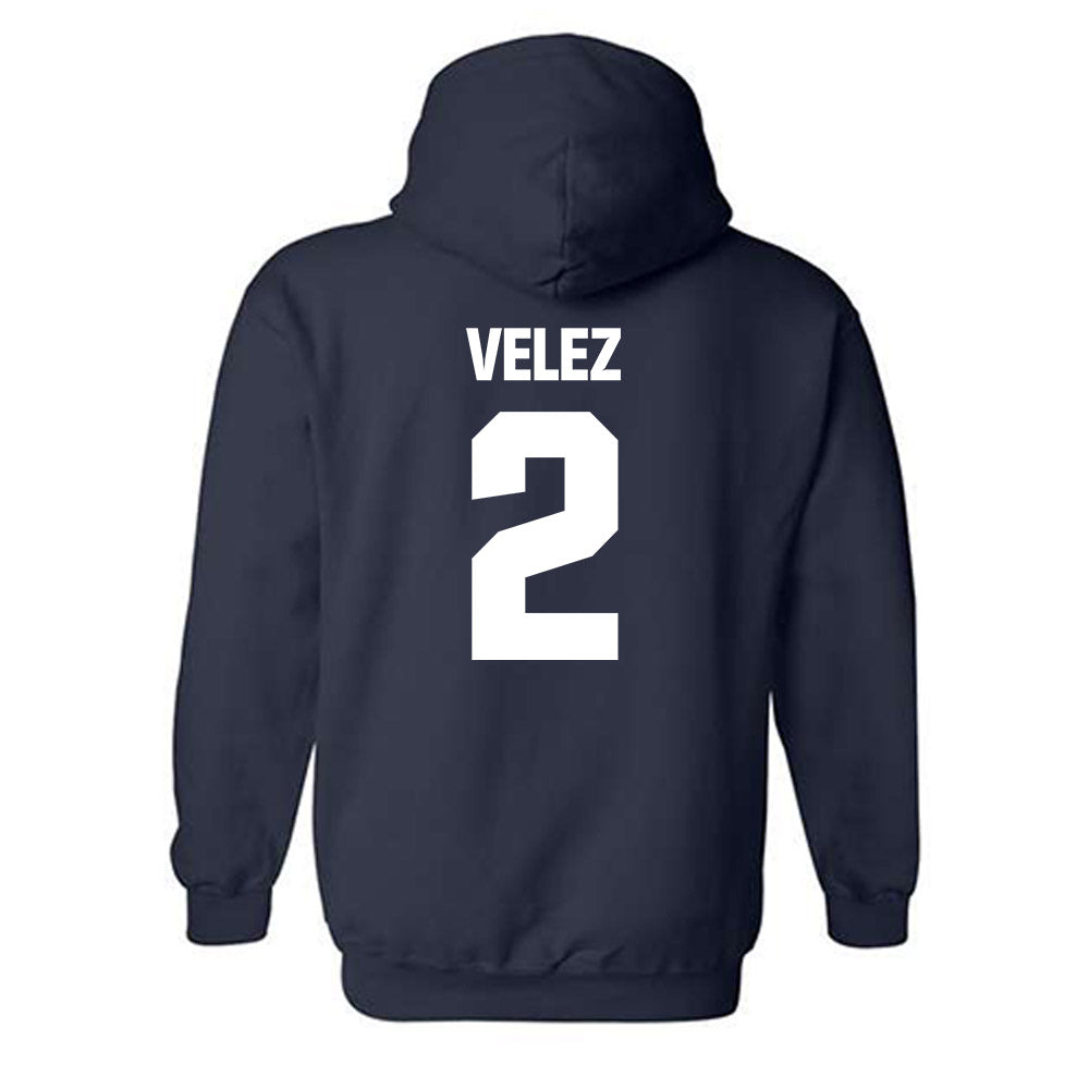Georgia Tech - NCAA Women's Volleyball : Sofia Velez - Classic Shersey Hooded Sweatshirt-1